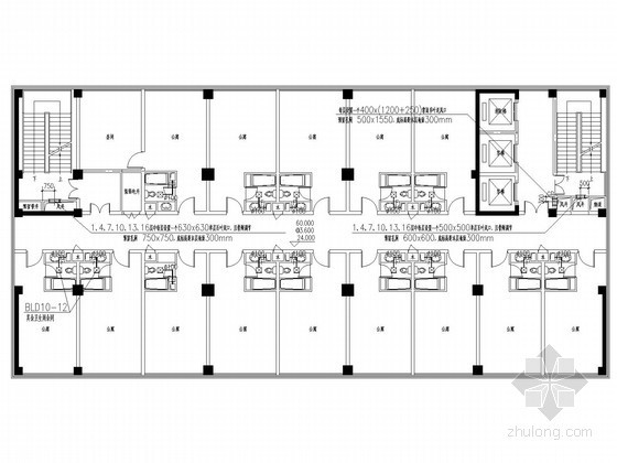公寓楼空调系统图资料下载-[江西]高层商业公寓楼机械通风及防排烟系统施工图