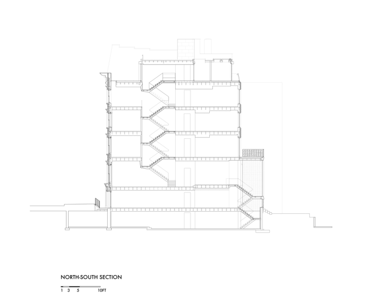 美国上东区住宅改造-NORTH-SOUTH_SECTION