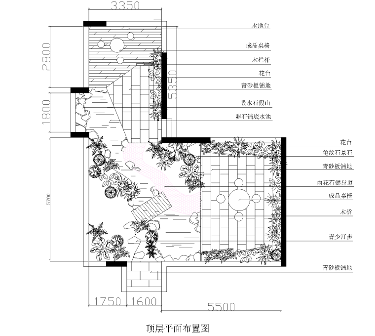 36套屋顶花园景观CAD平面图（各类型的屋顶花园）11-20-6_看图王