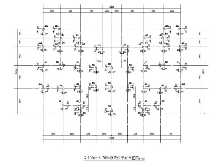 [安徽]三层现浇异形柱框架轻质墙结构住宅楼结构施工图-2
