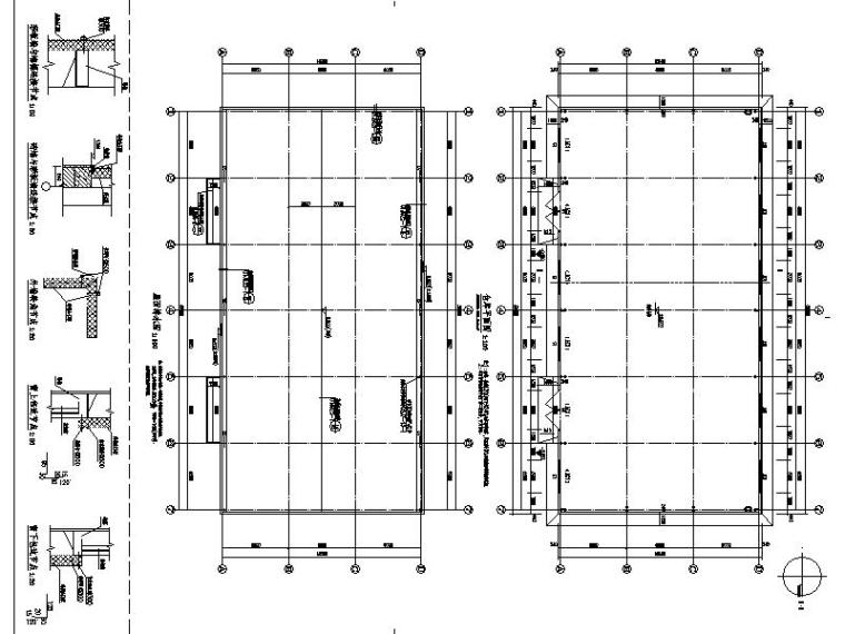 [宁夏]现代风格镇仓储建筑施工图（全专业图纸）-现代风格镇仓储建筑平面图