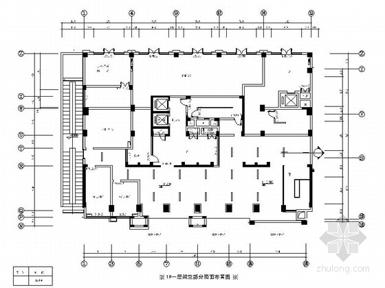 走廊玄关图资料下载-[杭州]省级开发区高档现代办公楼门厅及电梯厅装修施工图