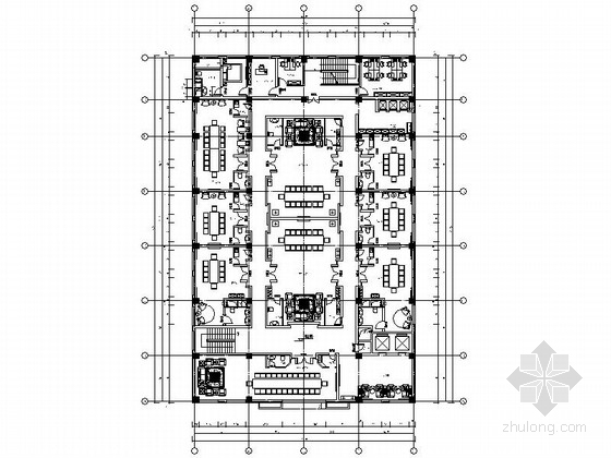 两层网吧空间装修图资料下载-[北京]高档俄罗斯风格西餐厅装修施工图（含效果方案）