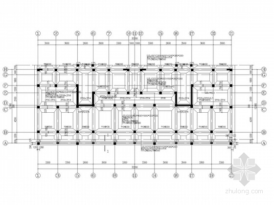 五层住宅建筑结构施工图资料下载-五层底框抗震墙住宅结构施工图