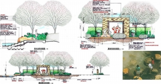 [深圳]现代岭南风格居住区景观扩初设计方案-详图