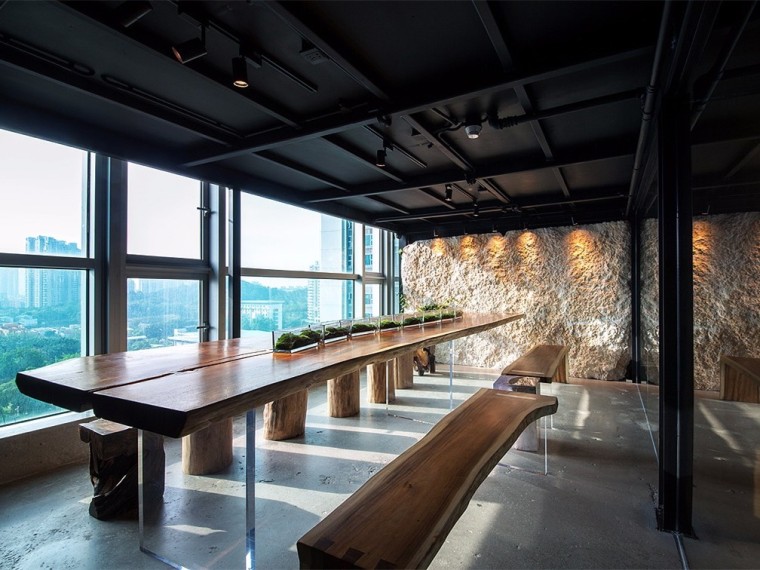 水泥桌凳资料下载-深圳辛视设计公司办公空间
