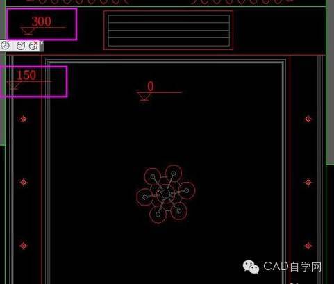 CAD教程：CAD客餐厅吊顶怎么画？_5