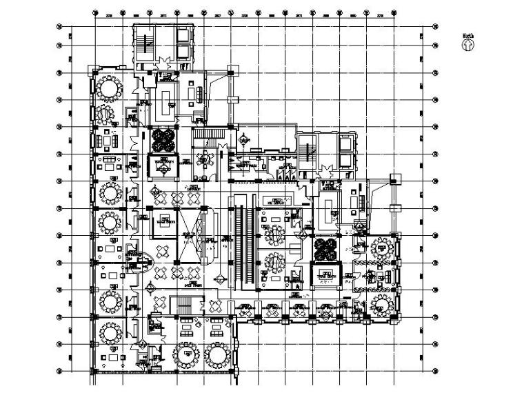 简约室内吊顶资料下载-[北京]简约时尚个性餐厅室内设计施工图（含效果图+实景图）