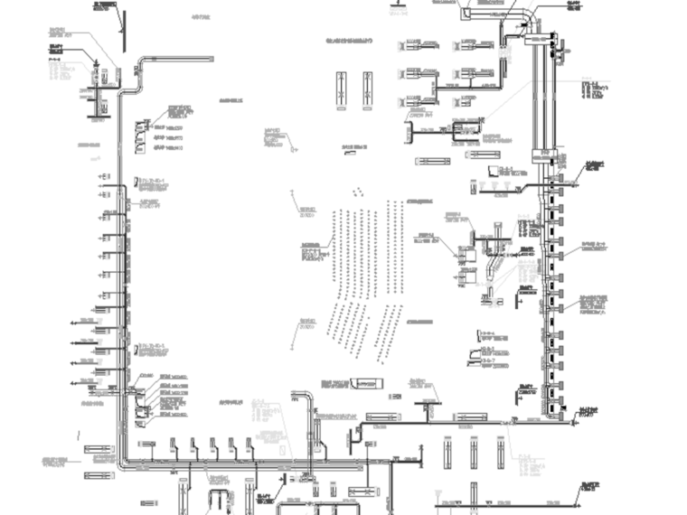 制冷机房设计与施工图纸资料下载-[广东]多层商业文化综合建筑暖通空调全系统设计施工图(制冷机房)