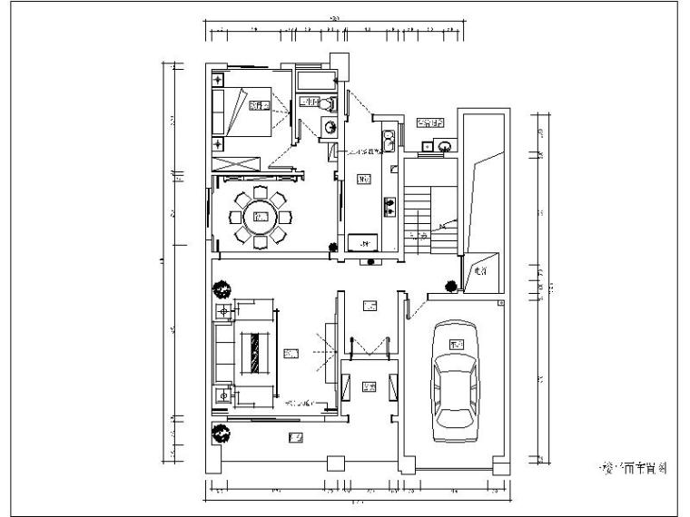 3层现代风格家庭别墅模型资料下载-一套现代风格完整别墅设计施工图（含效果图）