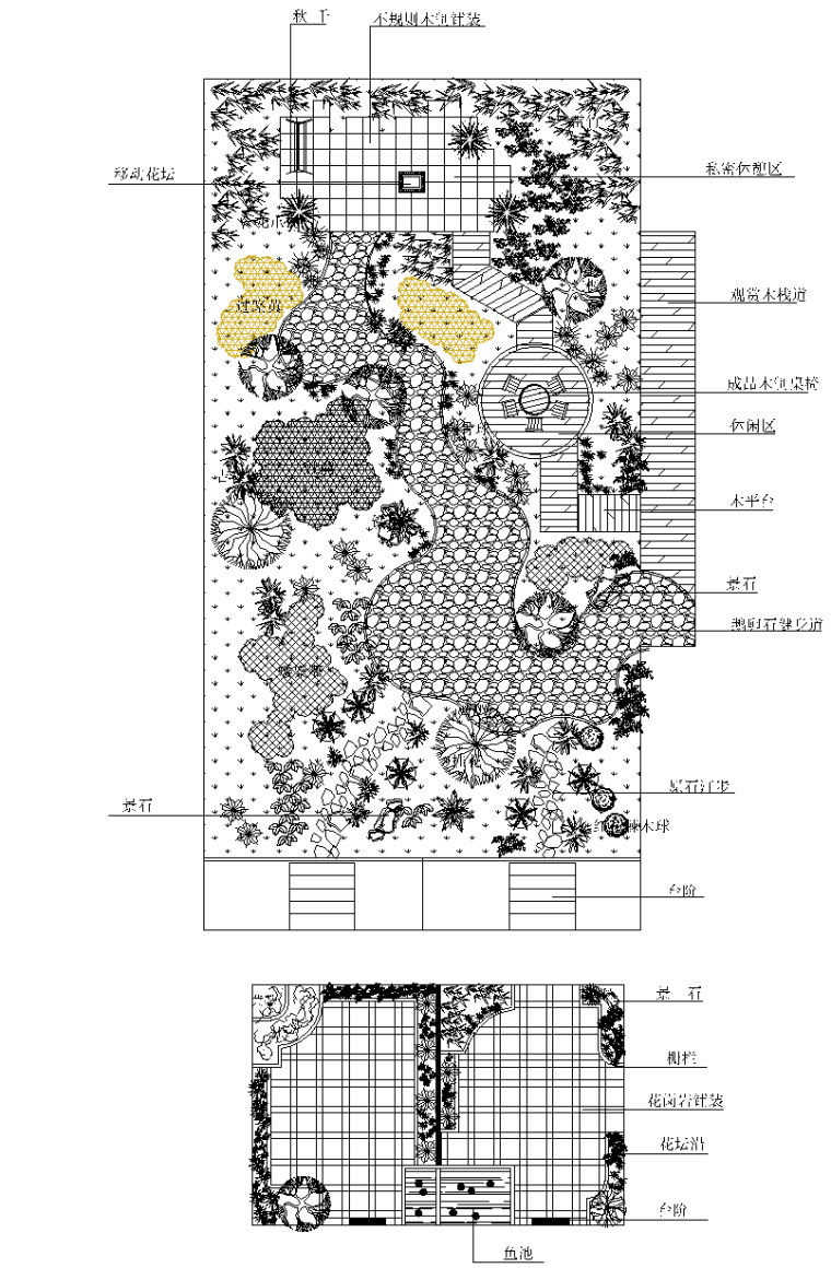 36套屋顶花园景观CAD平面图（各类型的屋顶花园）31-36-2_看图王