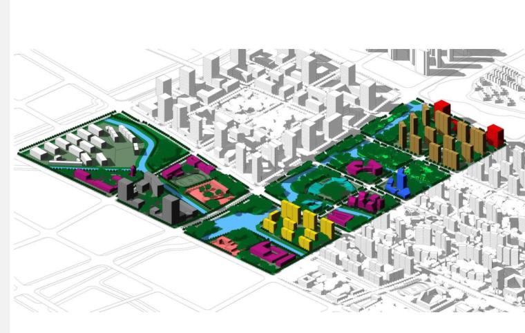[上海]嘉定新城集聚商务区建筑方案文本设计（191页）-分析图