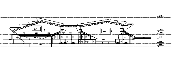 [四川]文化中心体育中心建筑设计施工图（CAD+SU+文本）-文化中心体育中心建筑设计方案文本