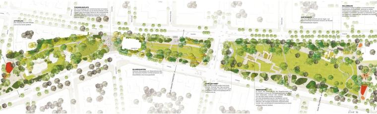德国巴肯公园景观资料下载-德国柏林小蒂尔加滕-奥托公园景观改造项目