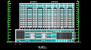 高层框剪结构商住楼全套设计图