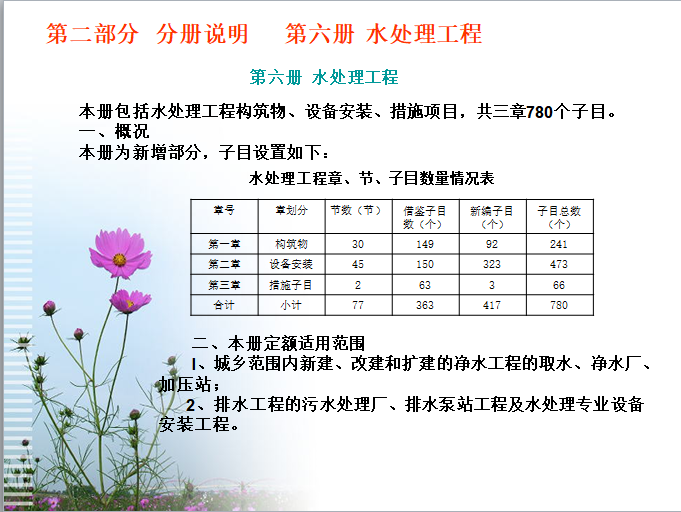 2016新定额库宣贯材料-水处理工程