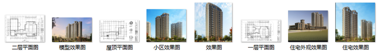 某小区住宅楼su模型+cad平立面图+效果方案-缩略图