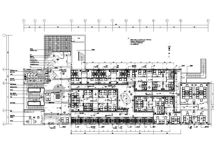 建筑施工图设计茶馆资料下载-[广东]新中式风格某五星级会所-茶吧全套施工图