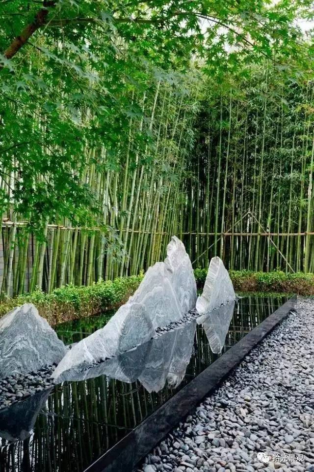 汉京半山公馆住宅景观资料下载-景观设计中如何用材质玩“山”，学问可大了！