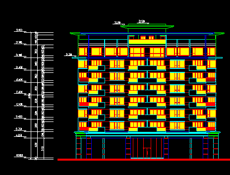 二级注册建筑师考试复习资料下载-深圳福田中心区高层住宅建筑设施工图（某建筑师事务所）