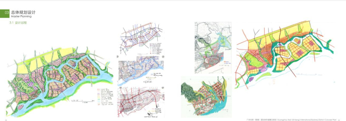 [广东]东部（新塘）国际商务城概念规划（100页）-总体规划设计