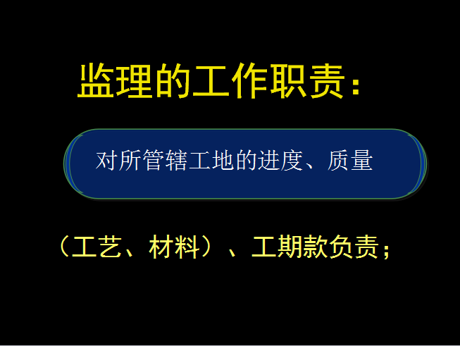 如何做一名合格的工程监理（共25页）-监理的工作职责