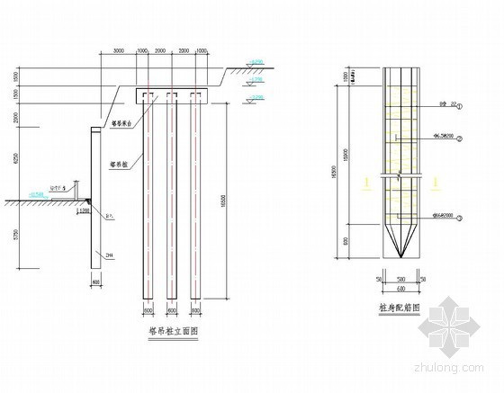 走形式塔吊轨道基础计算书资料下载-塔吊基础桩设计计算书及图纸