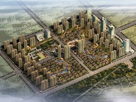 学校新区设计资料下载-[安徽]滨湖新区城市综合体规划设计方案文本（多个地块 知名地产）