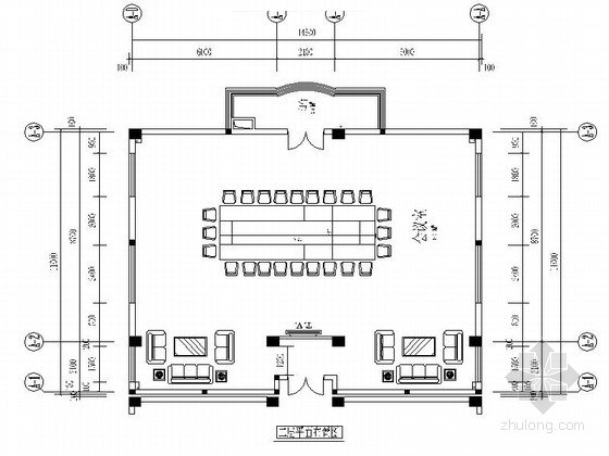 机关单位办公楼资料下载-古典精品省级宣传机关单位办公室装修图（含效果）