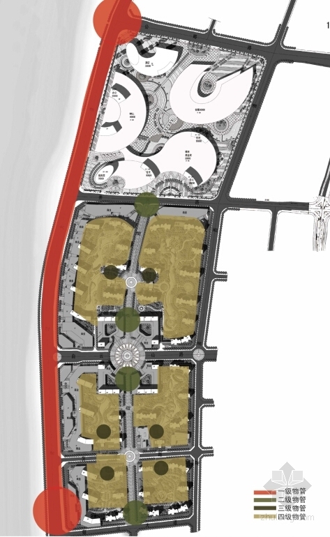 [江西]现代风格超高层城市综合体建筑设计方案文本（知名事务所及地-现代风格超高层城市综合体建筑设计分析图