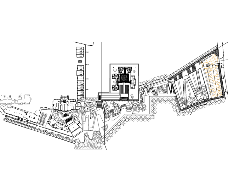 欧式小院围墙CAD资料下载-[重庆]万科凤鸣山金色小品装置公园景观CAD施工图纸（附：方案文本+实景图）