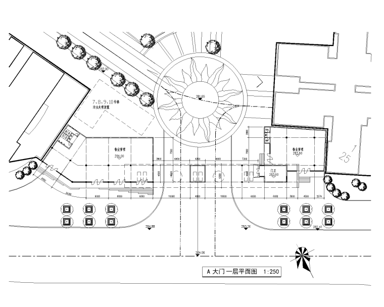 公园入口大门设计施工图（46套）-公园大门入口设计施工图（46套）011