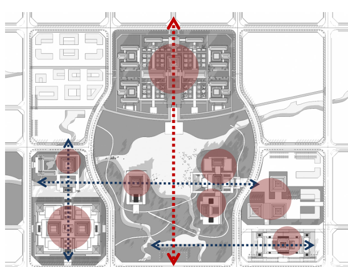 开封新区中意商务区城市设计汇报三套方案(中建西北院）