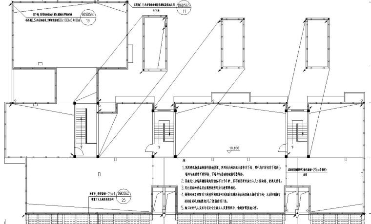 五孔插座cad图资料下载-某商住楼电气施工图