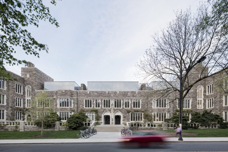 学校教学楼中庭cad资料下载-哥特式建筑的改造更新——普林斯顿大学教学楼
