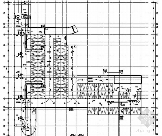 机车库厂房设计图纸资料下载-地下车库设计图纸