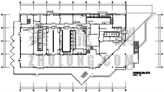 保税区建筑设计平面资料下载-宁波某保税区汽水设计图