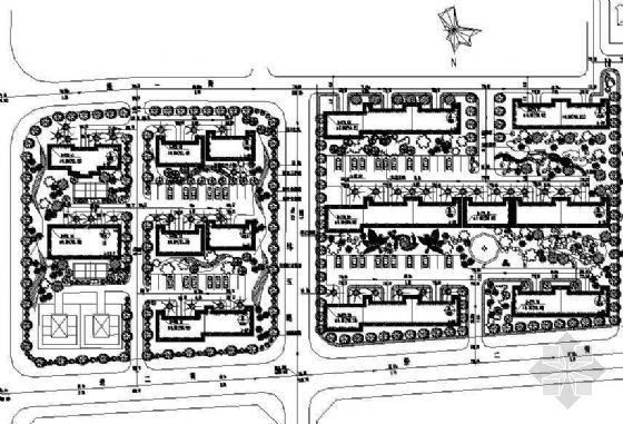小区绿化种植图资料下载-某小区绿化种植总平面图
