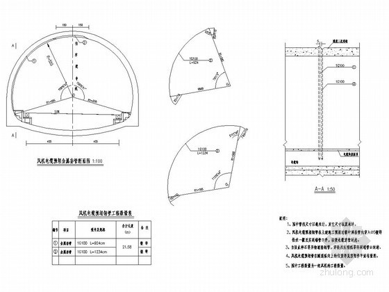 机电预埋工艺资料下载-隧道风机电缆预埋管设计详图