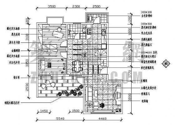 29层住宅户型图资料下载-某二层别墅的户型图