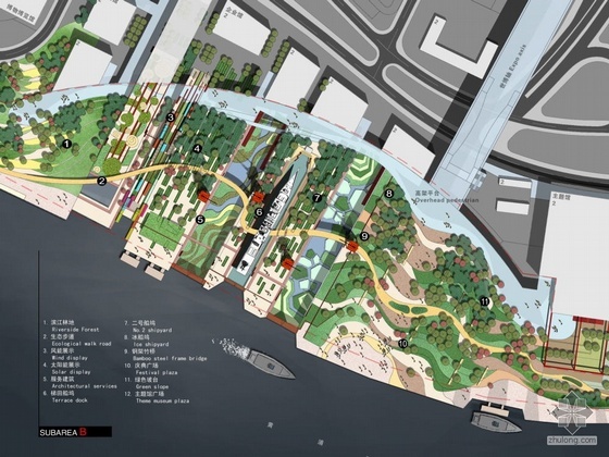 生态修复河滩湿地公园景观资料下载-[上海]公园景观设计方案（二）