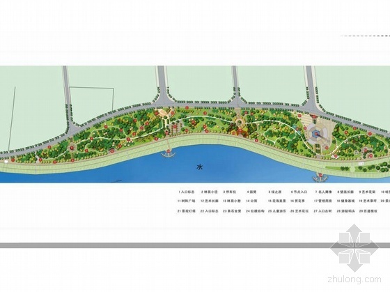 滨水公共区方案设计资料下载-湖南省滨水广场方案设计
