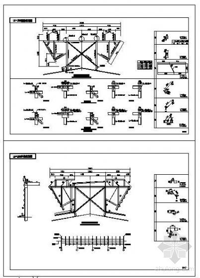 气楼结构详图资料下载-LC-1200气楼钢结构详图