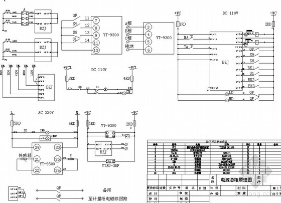 高压计量柜接线图资料下载-高低压柜电气图