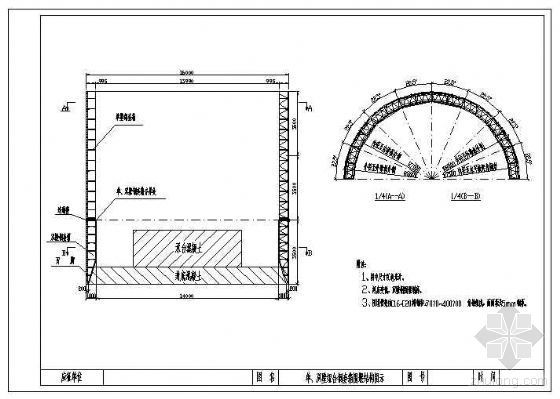 单壁钢套箱围堰设计资料下载-单、双壁组合钢套箱围堰构造详图