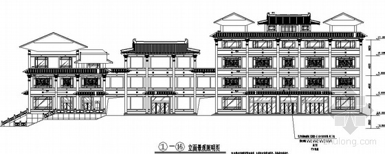 湿地照明电气施工图资料下载-某酒店外观夜景照明电气施工图