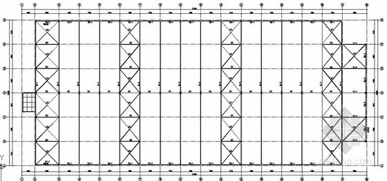 27m钢结构施工图资料下载-[鄂尔多斯]单层钢结构厂房结构施工图