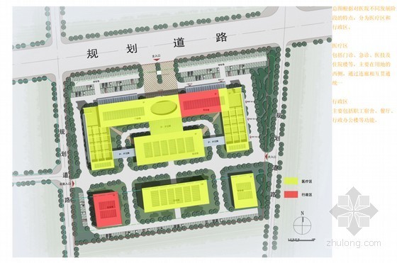 [富阳市]某街道社区卫生服务中心设计文本-平面