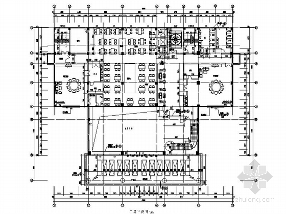 现代小高层商务宾馆建筑设计方案图（带效果图）-现代小高层商务宾馆平面图