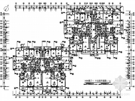 [桂林]某十八层塔式住宅建筑施工图- 